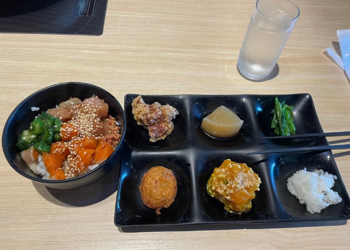 Breakfast buffet with variety of dishes at i+Land Nagasaki